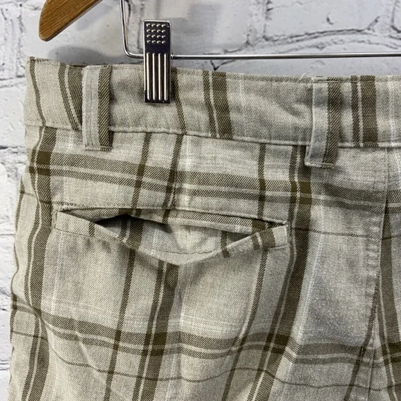 Oneill Board Shorts Mens Sz 36 Beige Plaid Casual - Picture 7 of 11